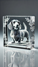 Medium 3D Rectangle Crystal Photo